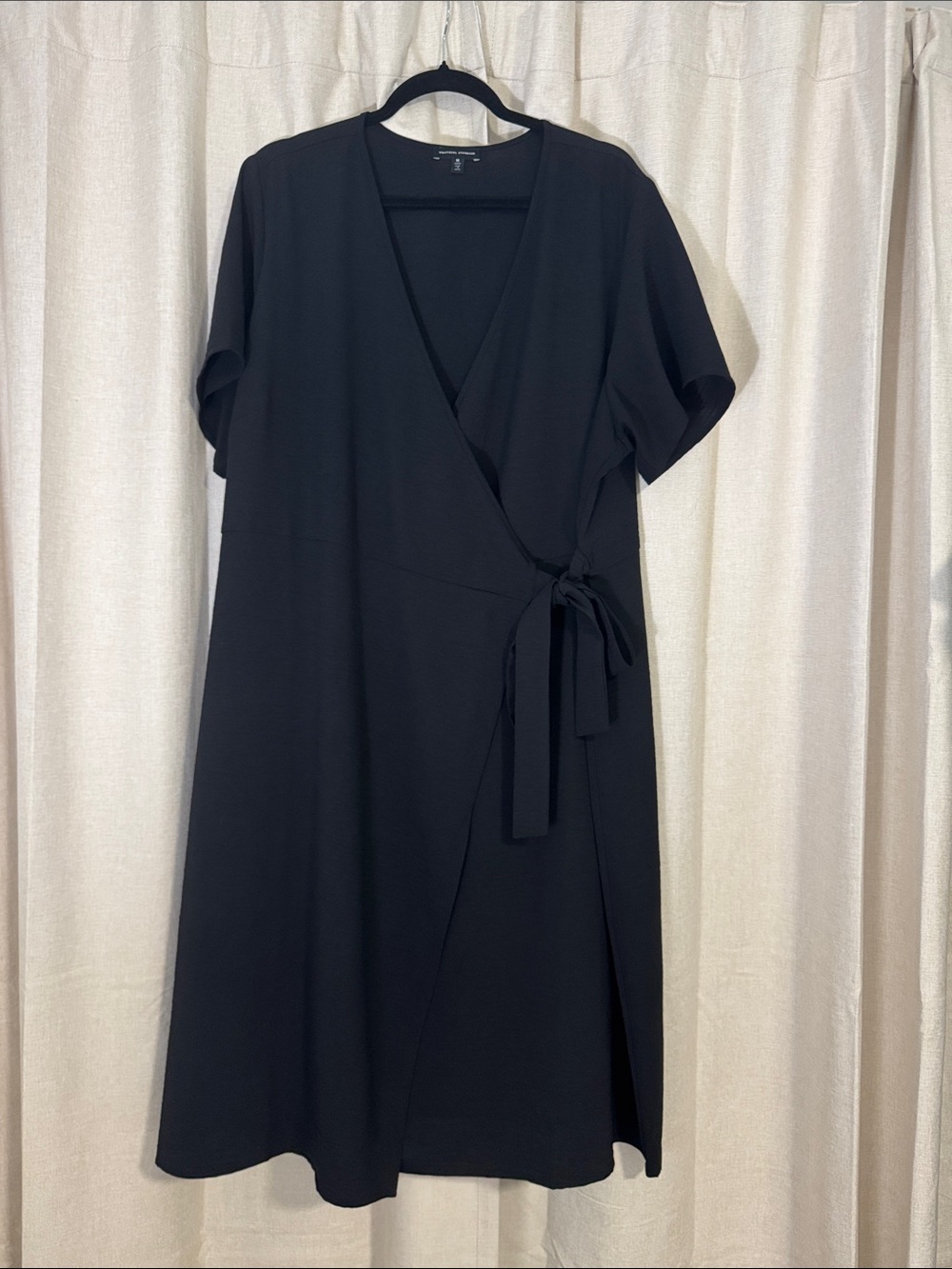 Universal Standard Black Wrap Dress